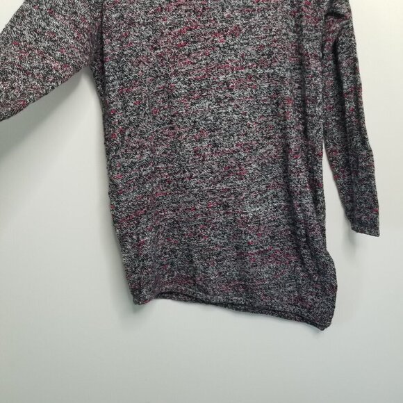 Pure J Jill Small Cashmere Wool Blend Knit Marbled Tunic Sweater Chunky Textured - Picture 13 of 15